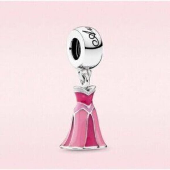 Pandora Pink Dress Charm Bracelet - Picture 1 of 2